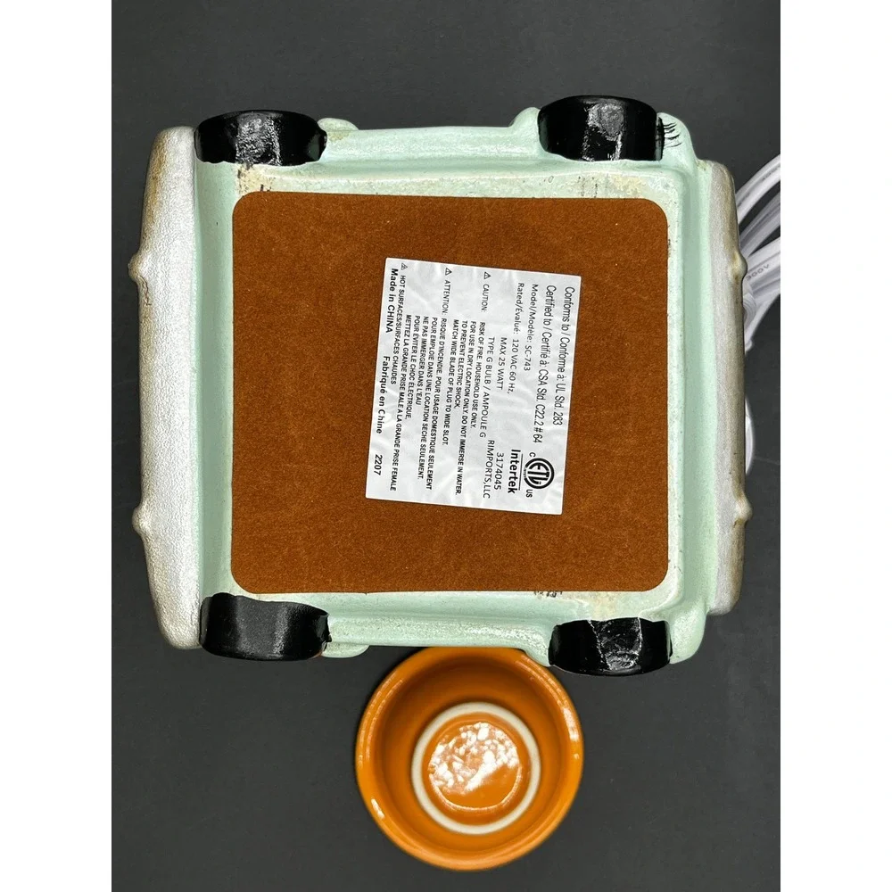 Woody Warmer 021-78144 Vintage Surf Van Ceramic Electric Wax Melter In Box